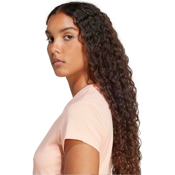 New Adidas Women's ESSENTIALS SLIM T-SHIRT Cropped Tee Casual Top size large $25 - Picture 11 of 11